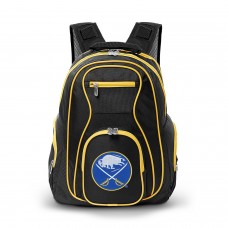 Buffalo Sabres MOJO Trim Color Laptop Backpack - Black