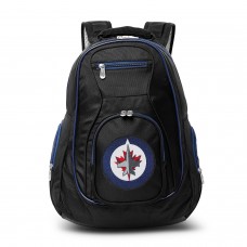 Winnipeg Jets MOJO Black Trim Color Laptop Backpack
