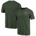 Футболка Minnesota Wild Green Primary Logo Left Chest Distressed Tri-Blend