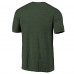 Футболка Minnesota Wild Green Primary Logo Left Chest Distressed Tri-Blend