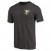 Футболка Pittsburgh Penguins Black Primary Logo Left Chest Distressed Tri-Blend