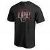 Calgary Flames Arch Smoke T-Shirt - Black