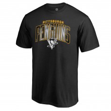 Pittsburgh Penguins Arch Smoke T-Shirt - Black
