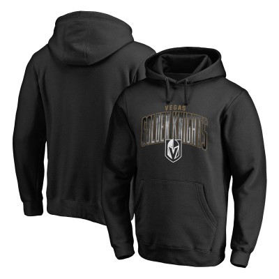 Vegas Golden Knights Black Arch Smoke Pullover Hoodie