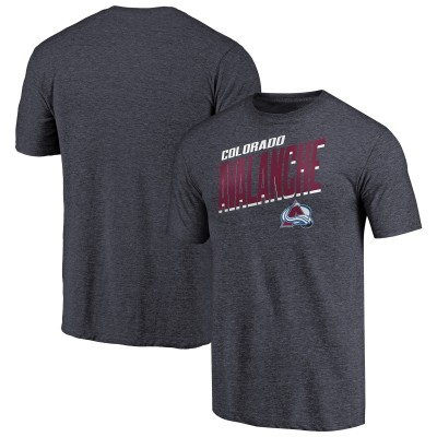 Футболка Colorado Avalanche Slant Strike Tri-Blend - Navy