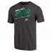 Dallas Stars Black Slant Strike Tri-Blend T-Shirt
