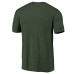 Футболка Minnesota Wild Green Slant Strike Tri-Blend