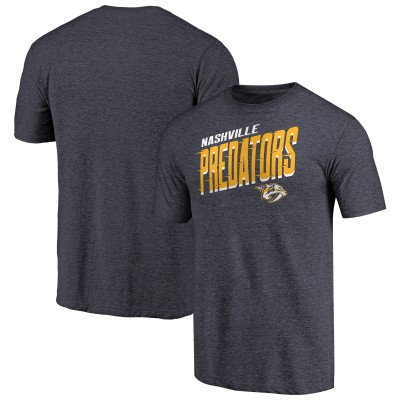 Футболка Nashville Predators Slant Strike Tri-Blend - Navy