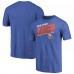 New York Islanders Royal Slant Strike Tri-Blend T-Shirt New York Islanders Royal Slant Strike Tri-Blend T-Shirt