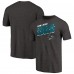 San Jose Sharks Black Slant Strike Tri-Blend T-Shirt San Jose Sharks Black Slant Strike Tri-Blend T-Shirt