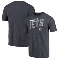 Футболка Winnipeg Jets Slant Strike Tri-Blend - Navy