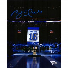 Autographed St. Louis Blues Brett Hull Fanatics Authentic 8 x 10 Banner Raising Photograph