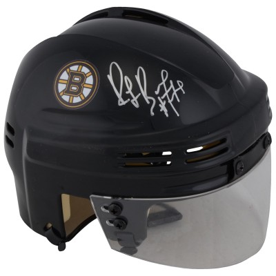 Autographed Boston Bruins Ray Bourque Fanatics Authentic Black Mini Helmet