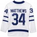 Игровая джерси Autographed Toronto Maple Leafs Auston Matthews White Fanatics Authentic Fanatics Breakaway