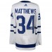 Игровая джерси Autographed Toronto Maple Leafs Auston Matthews Fanatics Authentic White Adidas Authentic