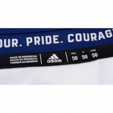 Игровая джерси Autographed Toronto Maple Leafs Auston Matthews Fanatics Authentic White Adidas Authentic