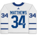 Джерси с автографом Auston Matthews Toronto Maple Leafs Fanatics Authentic White Adidas Authentic