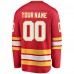 Именная игровая джерси Calgary Flames Home Breakaway - Red