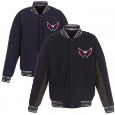 Куртка Washington Capitals JH Design Wool Poly-Twill Accent - Navy/Charcoal