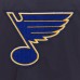 St. Louis Blues JH Design Navy Lightweight Nylon Bomber Jacket