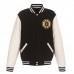 Двусторонняя куртка Boston Bruins JH Design Reversible Fleece Faux Leather Sleeves - Black/White
