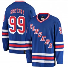 Wayne Gretzky New York Rangers Premier Breakaway Retired Player Jersey - Blue