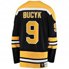 John Bucyk Boston Bruins Premier Breakaway Retired Player Jersey - Black