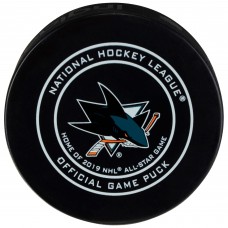 San Jose Sharks Fanatics Authentic Unsigned InGlasCo Home of the 2019 NHL All-Star Game Official Game Puck