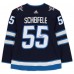 Игровая джерси Autographed Winnipeg Jets Mark Scheifele Fanatics Authentic Navy Adidas Authentic
