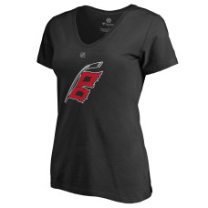 Женская Футболка Carolina Hurricanes Black Team Alternate V-Neck