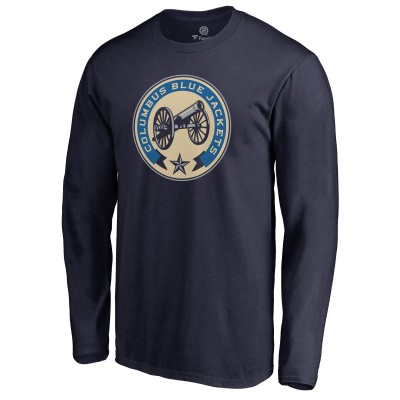 Футболка с длинным рукавом Columbus Blue Jackets Team Alternate - Navy