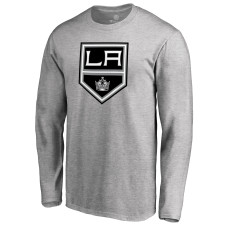 Los Angeles Kings Heather Gray Team Alternate Long Sleeve T-Shirt Los Angeles Kings Heather Gray Team Alternate Long Sleeve T-Shirt