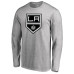 Los Angeles Kings Heather Gray Team Alternate Long Sleeve T-Shirt Los Angeles Kings Heather Gray Team Alternate Long Sleeve T-Shirt
