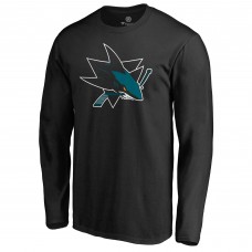 Футболка с длинным рукавом San Jose Sharks Black Team Alternate Футболка с длинным рукавом San Jose Sharks Black Team Alternate