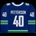 Autographed Vancouver Canucks Elias Pettersson Fanatics Authentic Blue Fanatics Breakaway Jersey