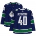Autographed Vancouver Canucks Elias Pettersson Fanatics Blue Adidas Authentic Jersey