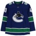 Autographed Vancouver Canucks Elias Pettersson Fanatics Blue Adidas Authentic Jersey