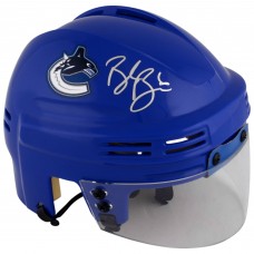 Autographed Vancouver Canucks Brock Boeser Fanatics Authentic Blue Mini Helmet