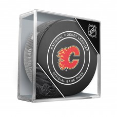 Шайба Calgary Flames Unsigned InGlasCo Official Game