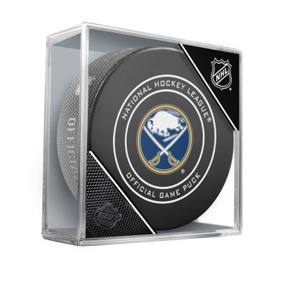 Buffalo Sabres Unsigned InGlasCo Official Game Puck