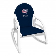 Navy Columbus Blue Jackets Childrens Personalized Rocking Chair Navy Columbus Blue Jackets Childrens Personalized Rocking Chair