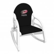 Black Carolina Hurricanes Childrens Personalized Rocking Chair