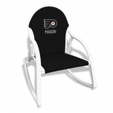 Black Philadelphia Flyers Childrens Personalized Rocking Chair