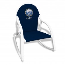 Navy Buffalo Sabres Childrens Personalized Rocking Chair