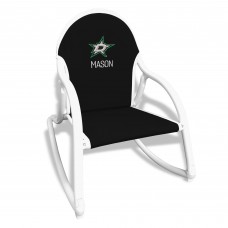 Black Dallas Stars Childrens Personalized Rocking Chair