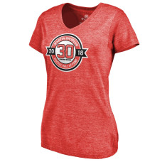 Женская футболка New Jersey Devils Martin Brodeur Fanatics Red Hall of Fame V-Neck Tri-Blend Женская футболка New Jersey Devils Martin Brodeur Fanatics Red Hall of Fame V-Neck Tri-Blend