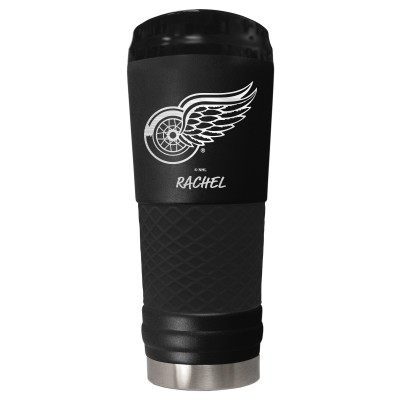 Именная кружка Detroit Red Wings 24oz. Stealth Draft Beverage - Black