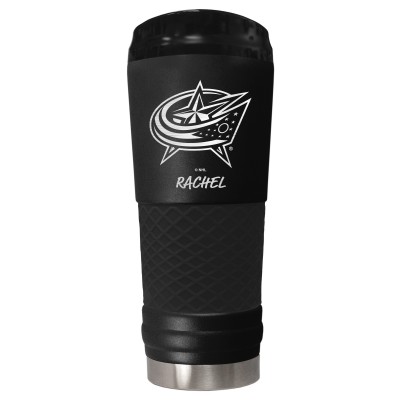Именная кружка Columbus Blue Jackets 24oz. Stealth Draft Beverage - Black