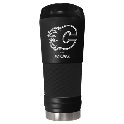Именная кружка Calgary Flames 24oz. Stealth Draft Beverage - Black