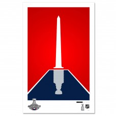 Washington Capitals 11 x 17 Minimalist Stanley Cup 2019 Art Poster